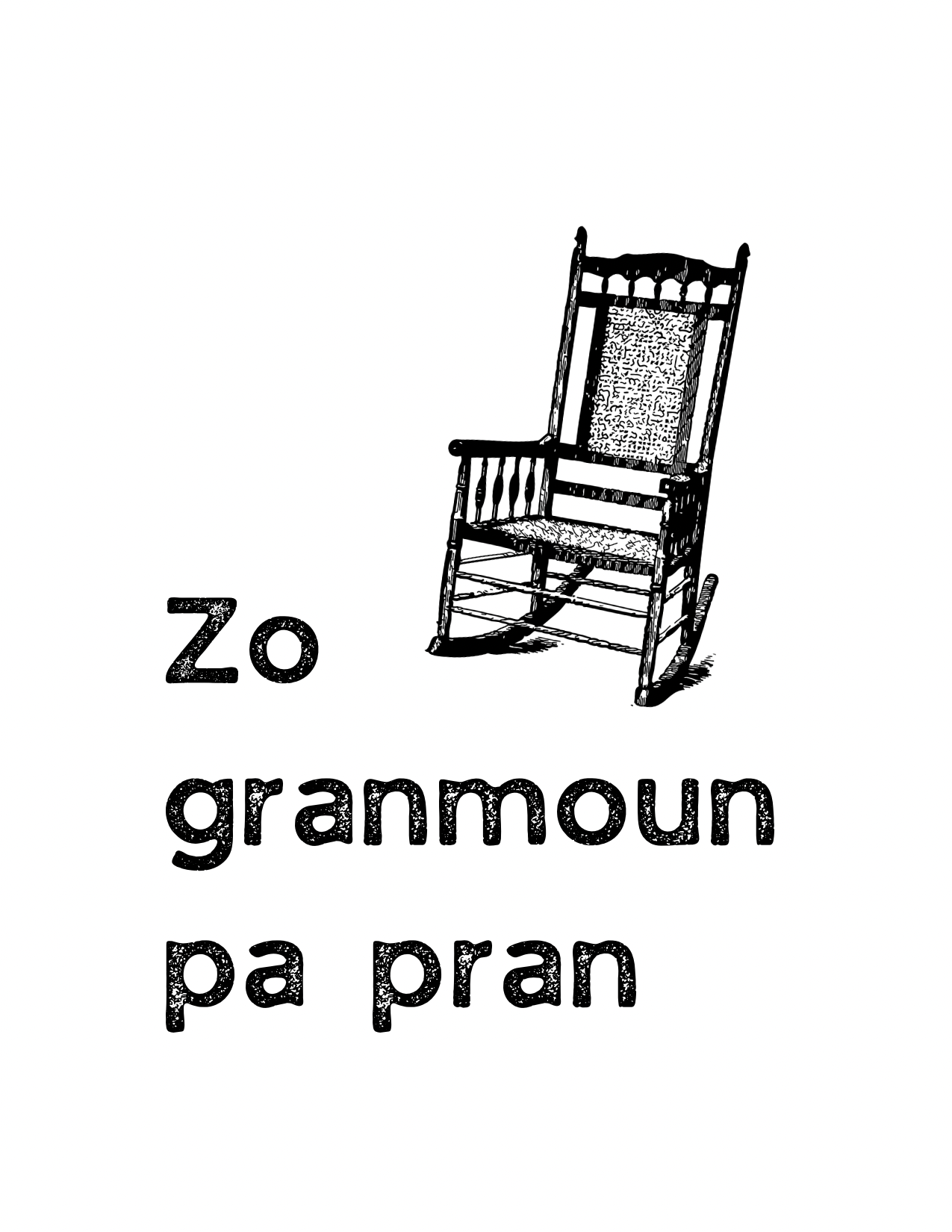 Zo granmoun pa pran - Happy Birthday