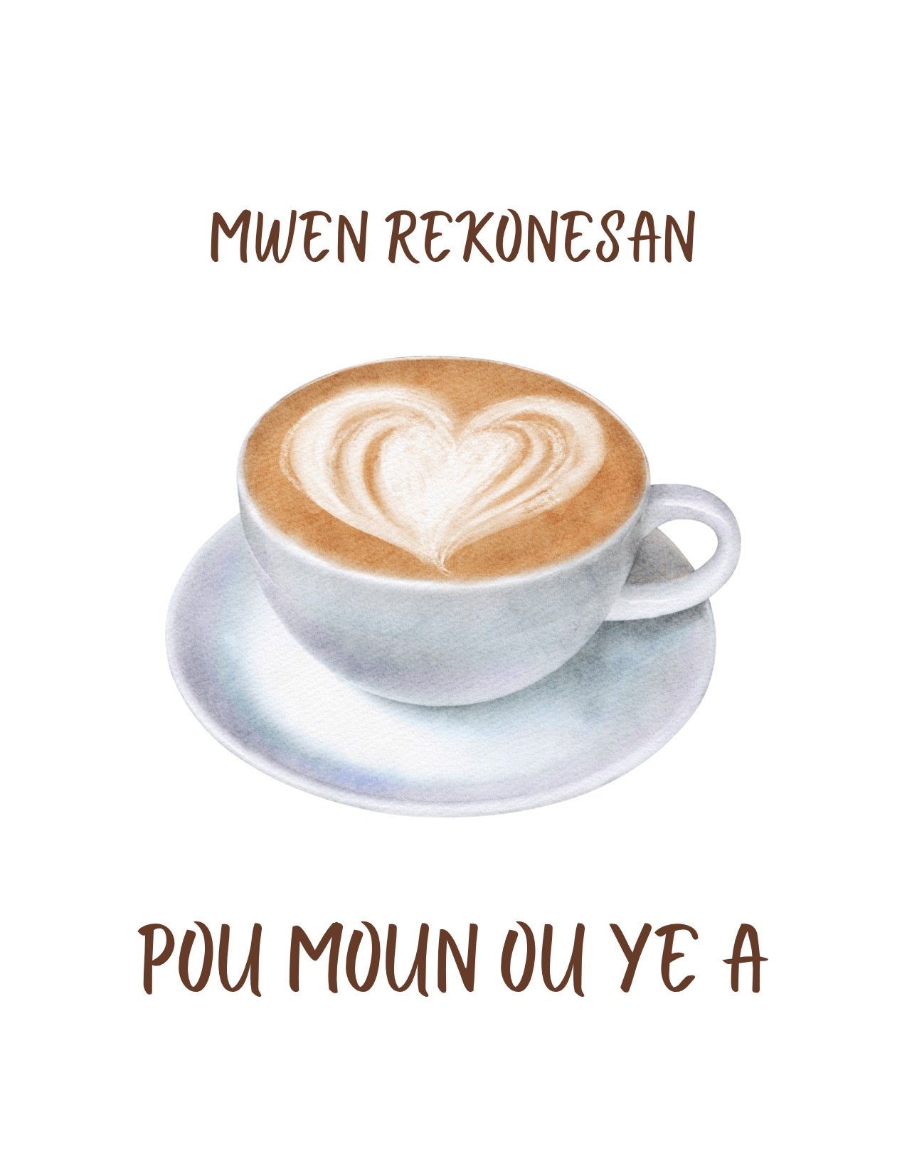 Mwen rekonesan - Grateful for you